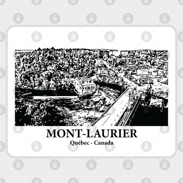 Mont-Laurier - Québec Magnet by Lakeric